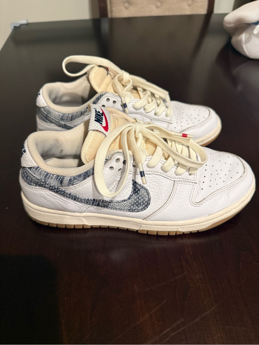 Size 8 - Nike Dunk Low Men’s “New Americana Washed Denim” FN6881-100